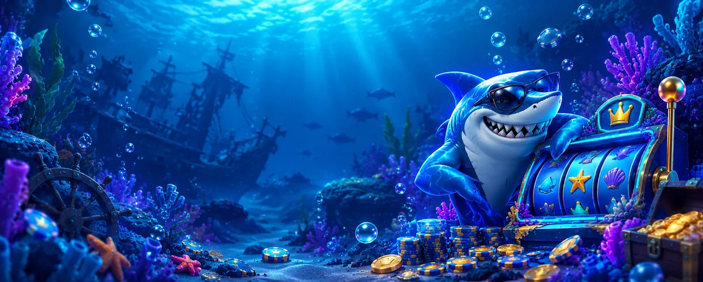 Deep ocean reef banner